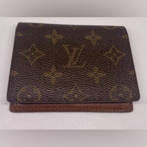 2003 Louis Vuitton Monogram Bifold Card Holder Wallet